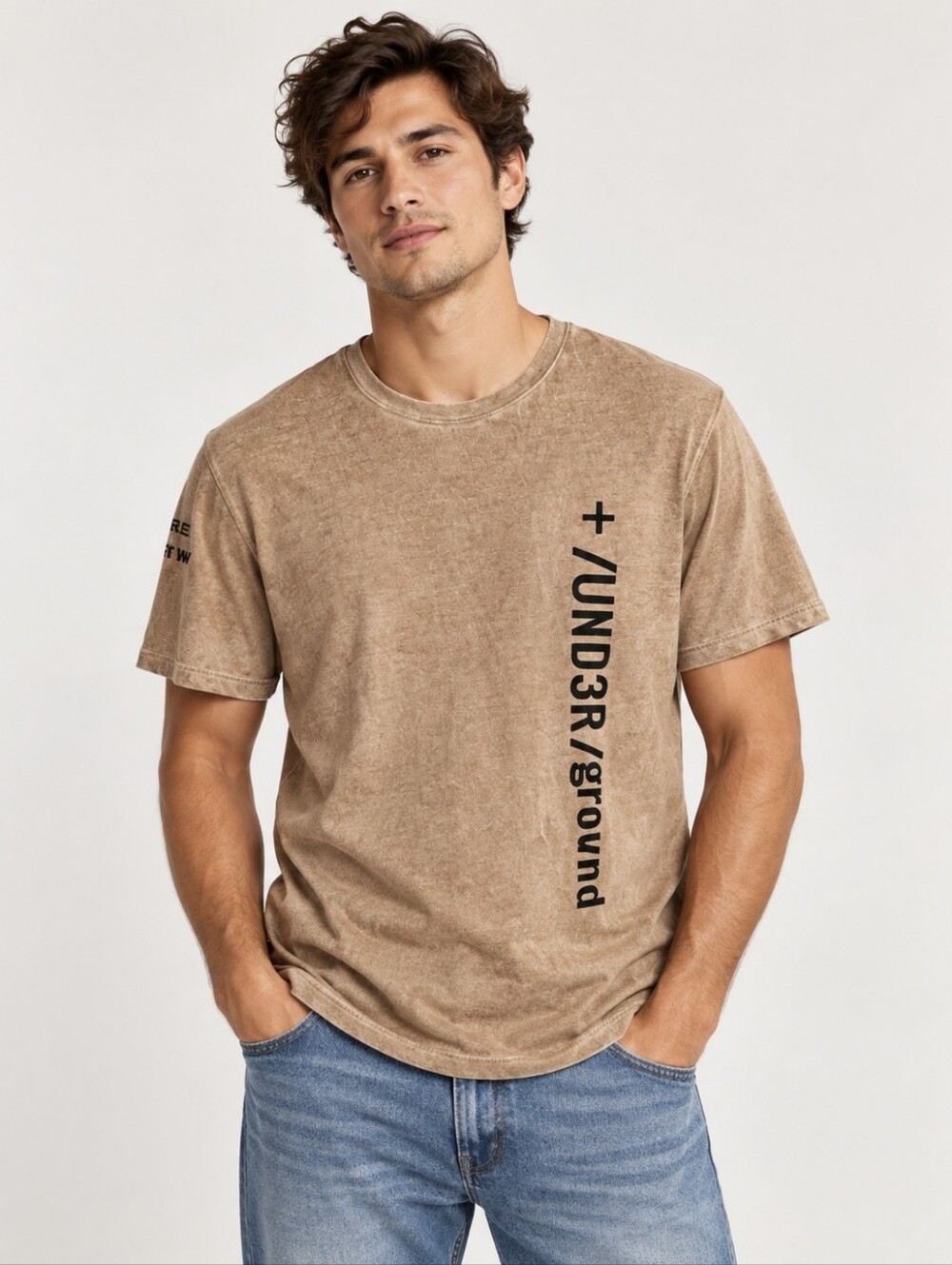 Jack Jones C Core Und3r/ground Graphic Tee Short Sleeve Men's Top Regular Fit